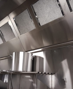 stainless steel baffle filters for commercial hoods